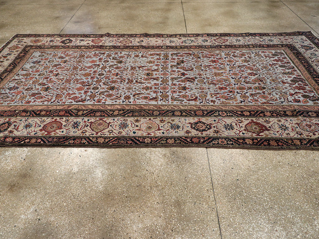 Antique Persian Malayer Gallery Carpet, No.8389 - Staging