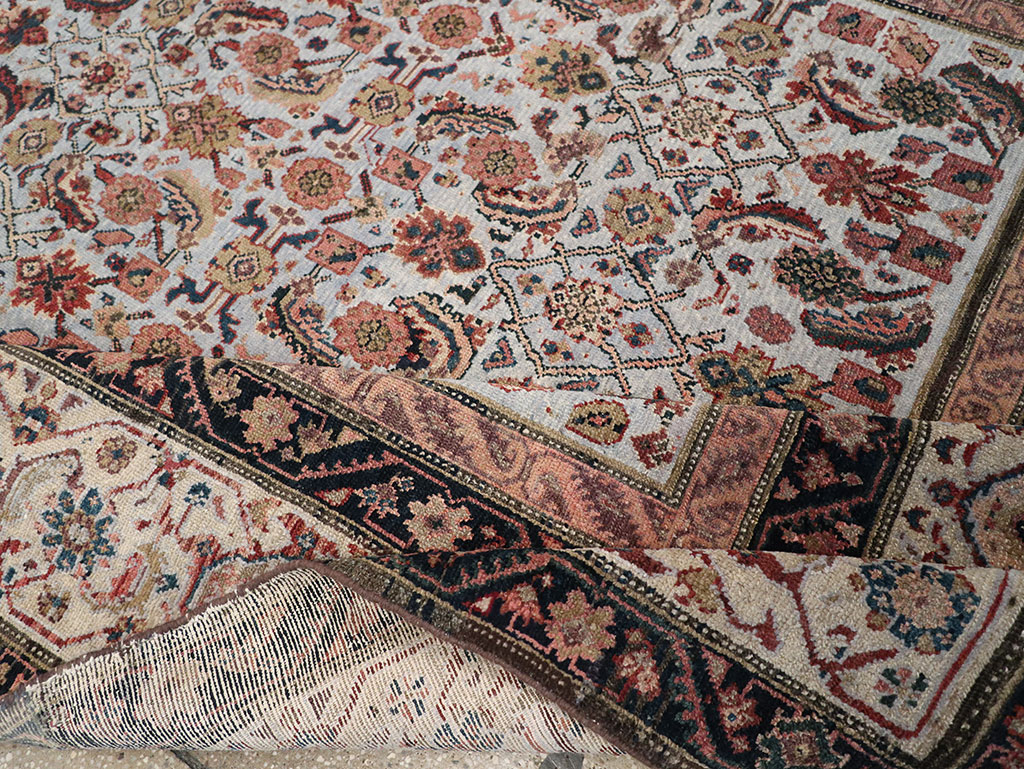 Antique Persian Malayer Gallery Carpet, No.8389 - Staging