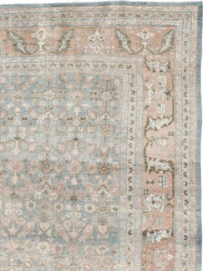 Antique Persian Malayer Gallery Carpet, No.8391 - Staging