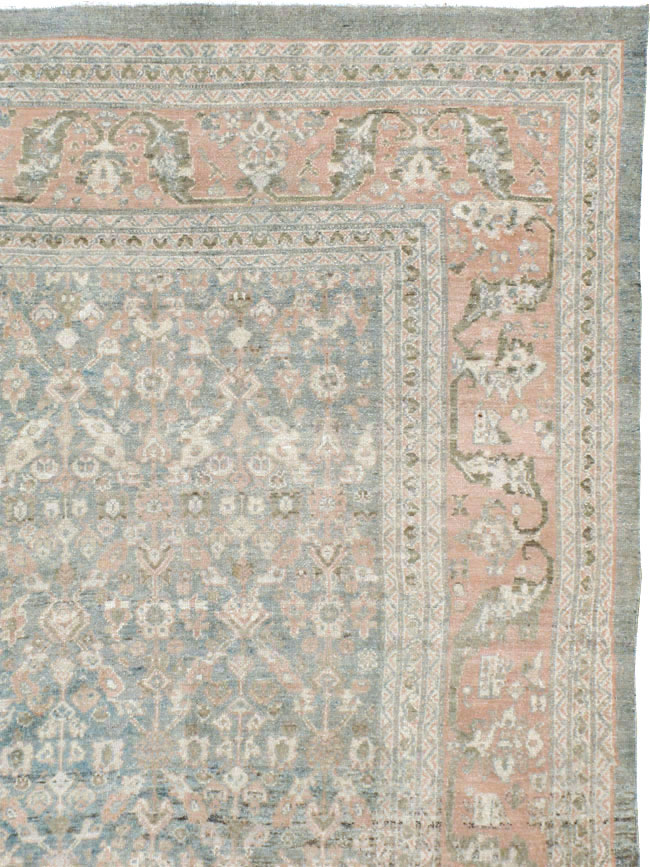 Antique Persian Malayer Gallery Carpet, No.8391 - Staging