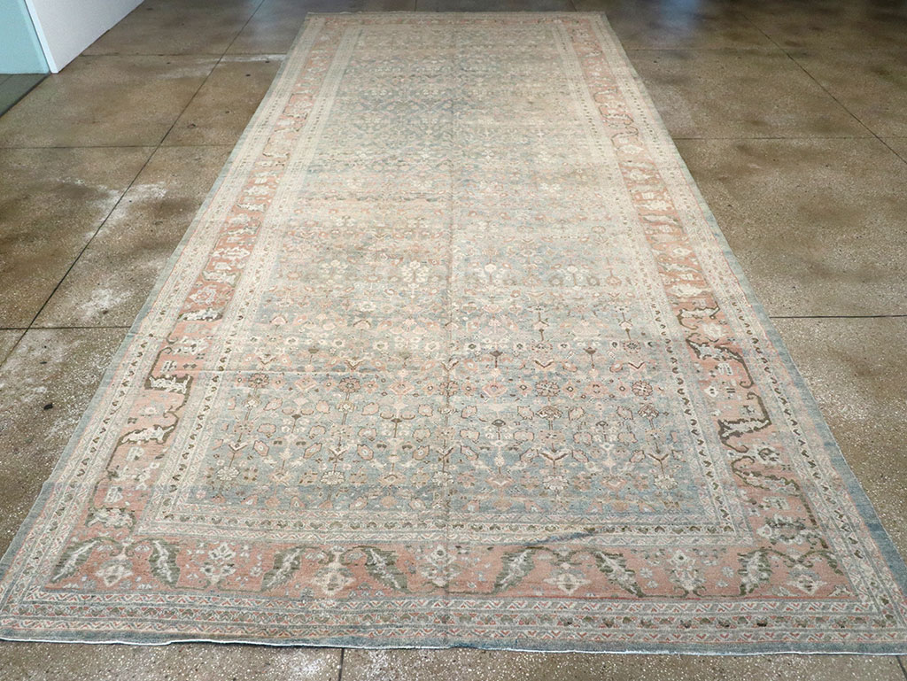 Antique Persian Malayer Gallery Carpet, No.8391 - Staging