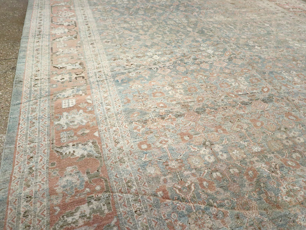Antique Persian Malayer Gallery Carpet, No.8391 - Staging