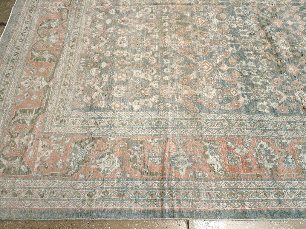 Antique Persian Malayer Gallery Carpet, No.8391 - Staging