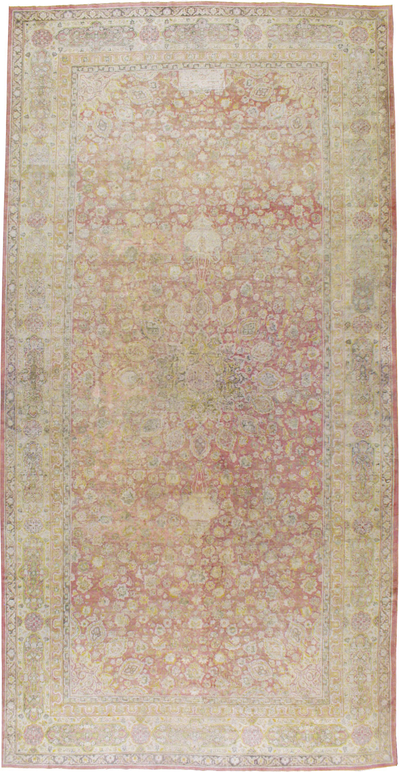 Antique Indian Lahore Carpet, No.8394 - Staging