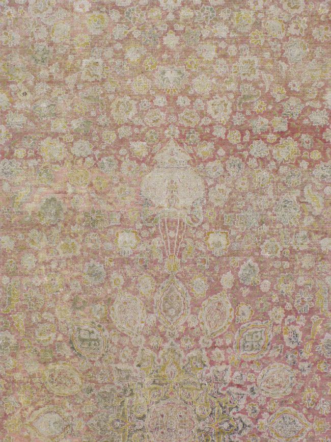 Antique Indian Lahore Carpet, No.8394 - Staging