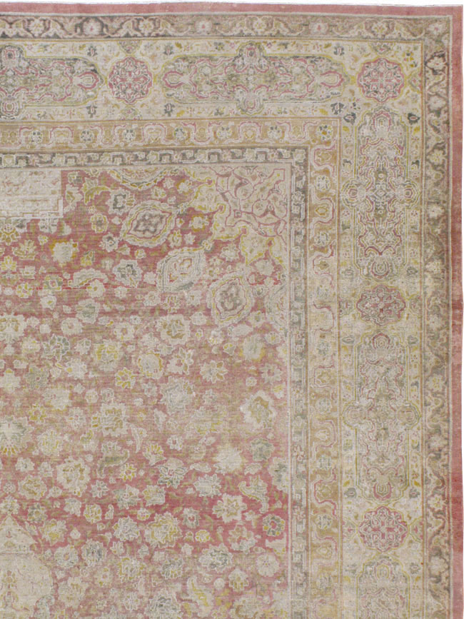 Antique Indian Lahore Carpet, No.8394 - Staging