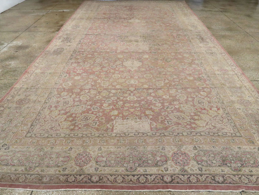 Antique Indian Lahore Carpet, No.8394 - Staging