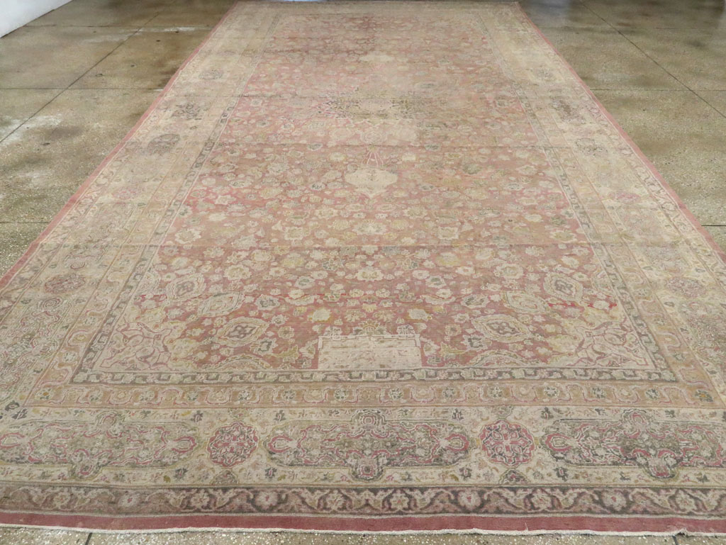 Antique Indian Lahore Carpet, No.8394 - Staging