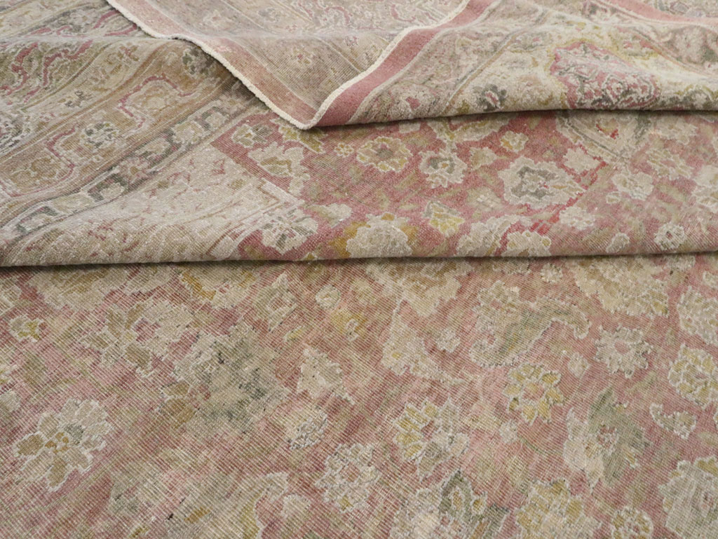 Antique Indian Lahore Carpet, No.8394 - Staging