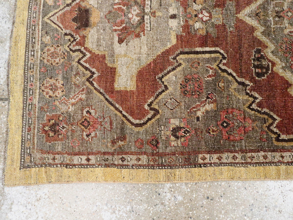 Antique Persian Bidjar Runner, No.8413 - Staging