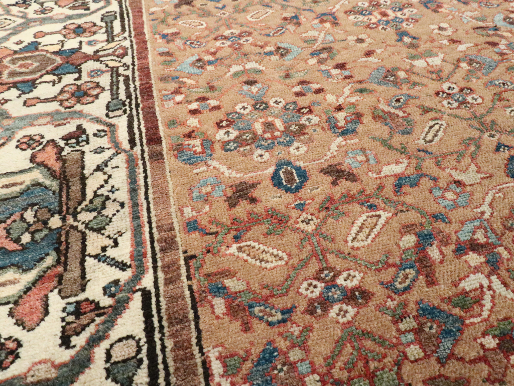 Antique Persian Malayer Wide Gallery Runner, No.8422 - Staging