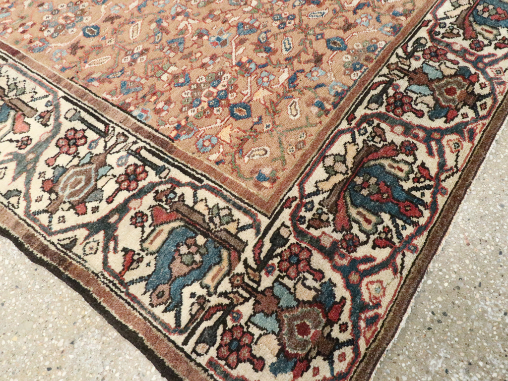 Antique Persian Malayer Wide Gallery Runner, No.8422 - Staging