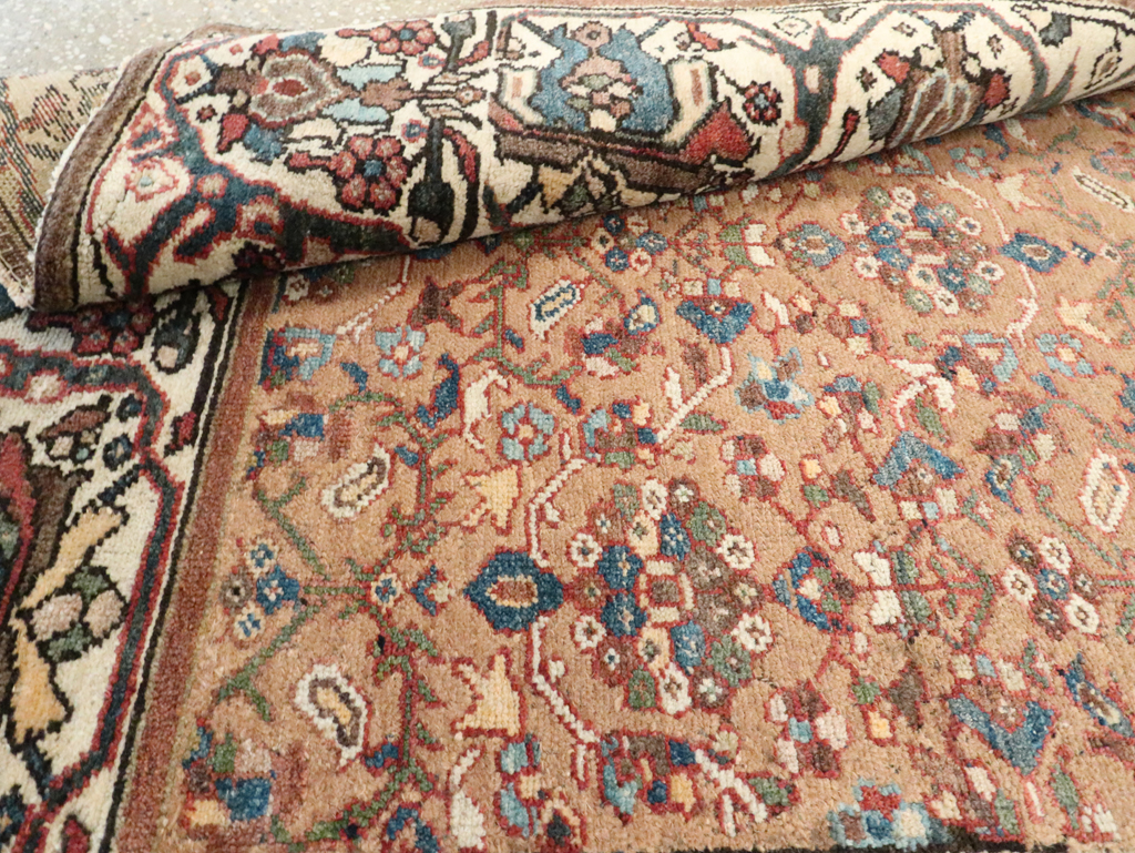 Antique Persian Malayer Wide Gallery Runner, No.8422 - Staging