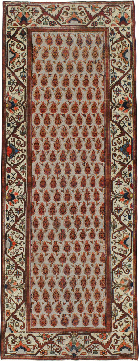 Antique Persian Malayer Runner, No.8423 - Staging