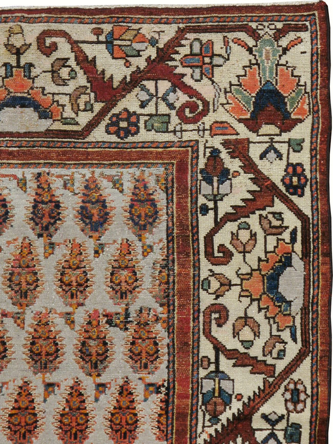 Antique Persian Malayer Runner, No.8423 - Staging