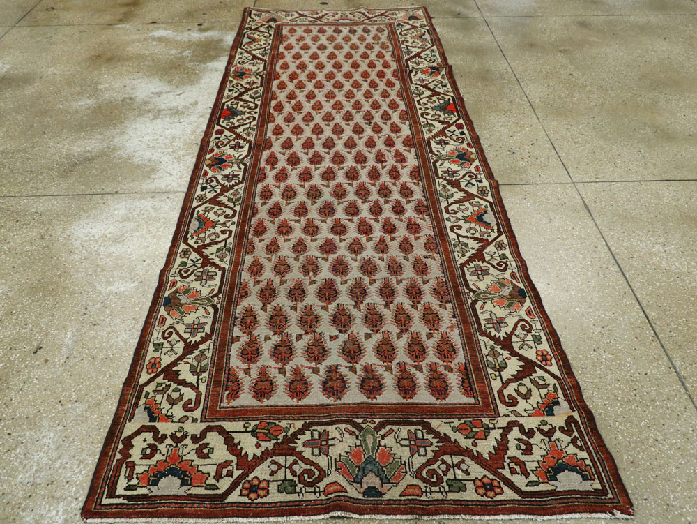 Antique Persian Malayer Runner, No.8423 - Staging