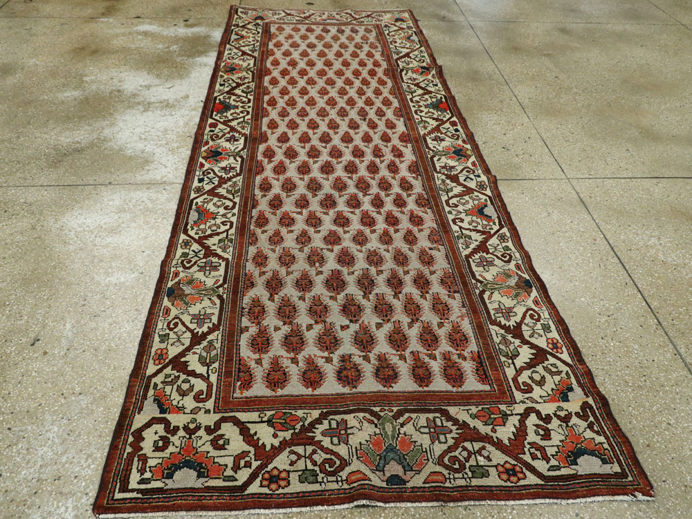 Antique Persian Malayer Runner, No.8423 - Staging