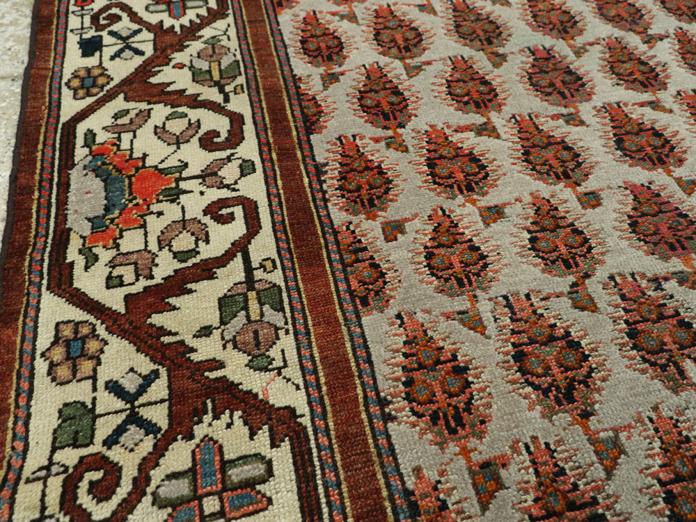 Antique Persian Malayer Runner, No.8423 - Staging