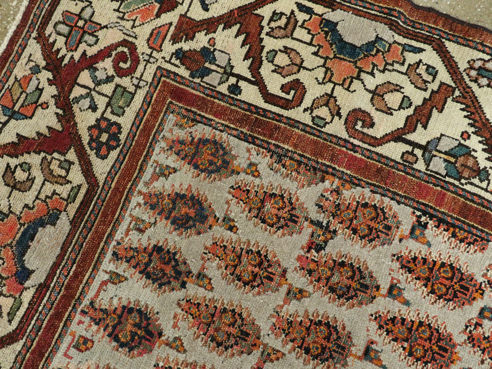 Antique Persian Malayer Runner, No.8423 - Staging