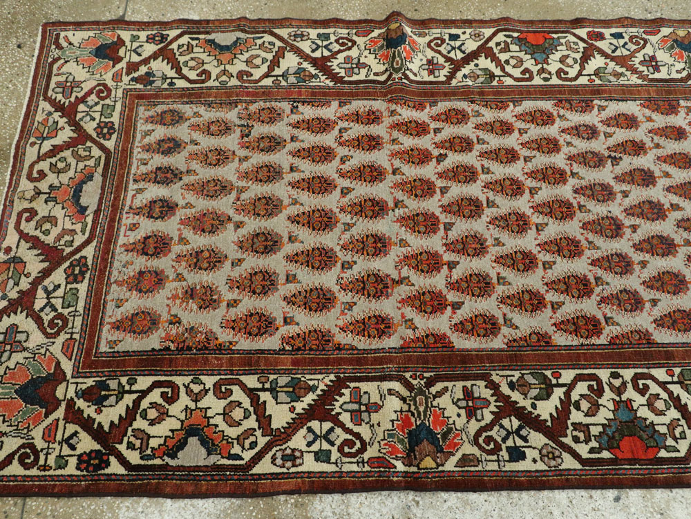 Antique Persian Malayer Runner, No.8423 - Staging