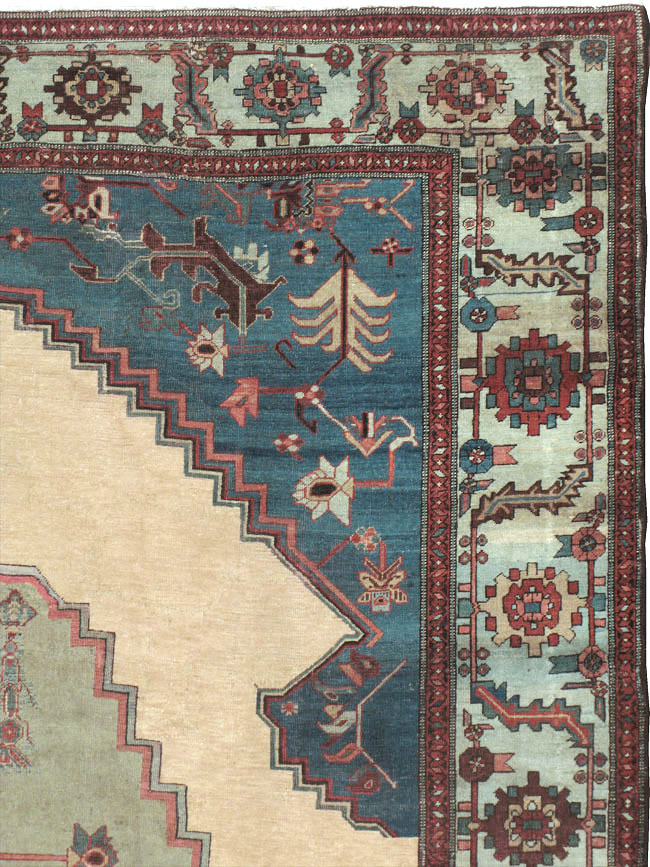 Antique Persian Bakshaish Carpet, No.8455 - Staging