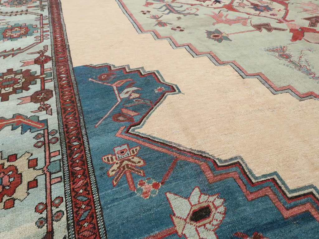 Antique Persian Bakshaish Carpet, No.8455 - Staging