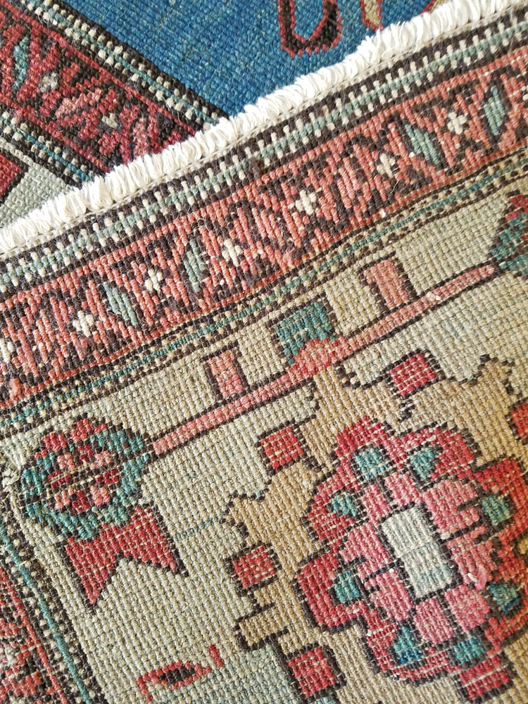 Antique Persian Bakshaish Carpet, No.8455 - Staging