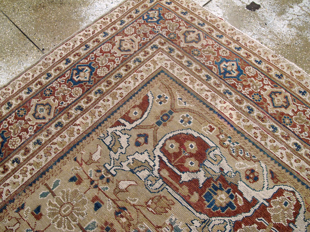 Antique Persian Mahal Carpet, No.8470 - Staging