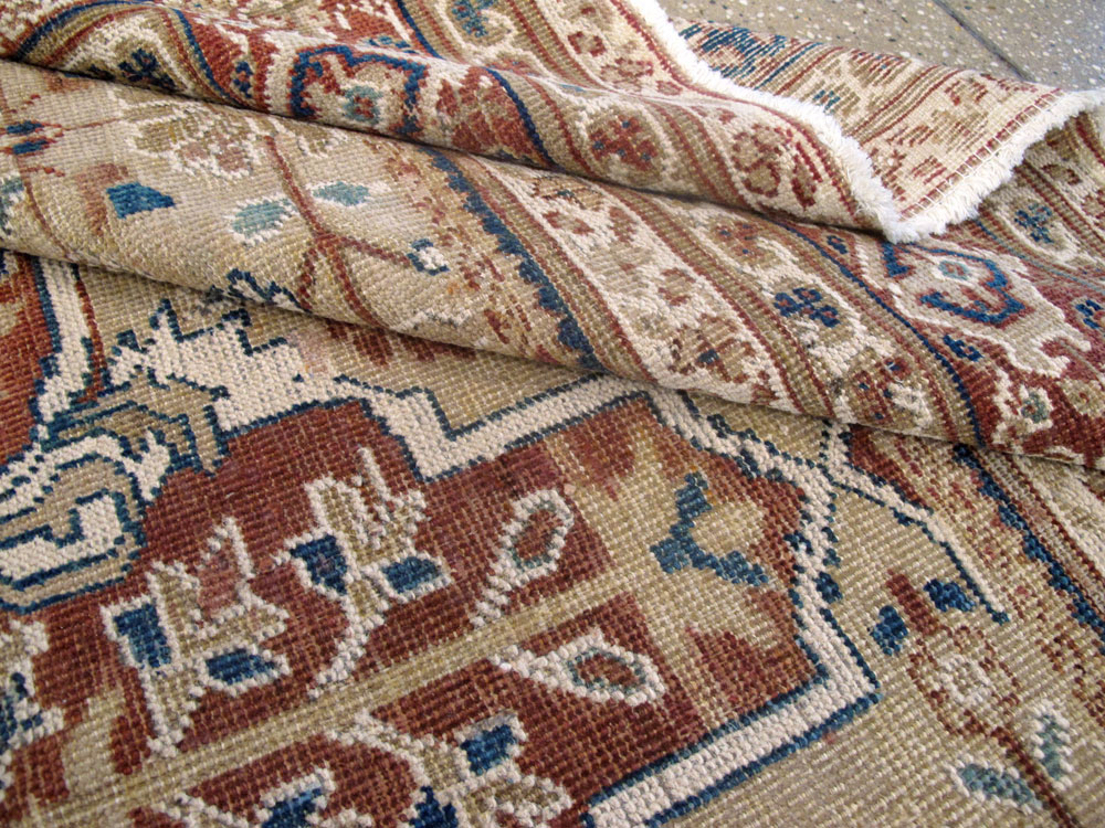 Antique Persian Mahal Carpet, No.8470 - Staging