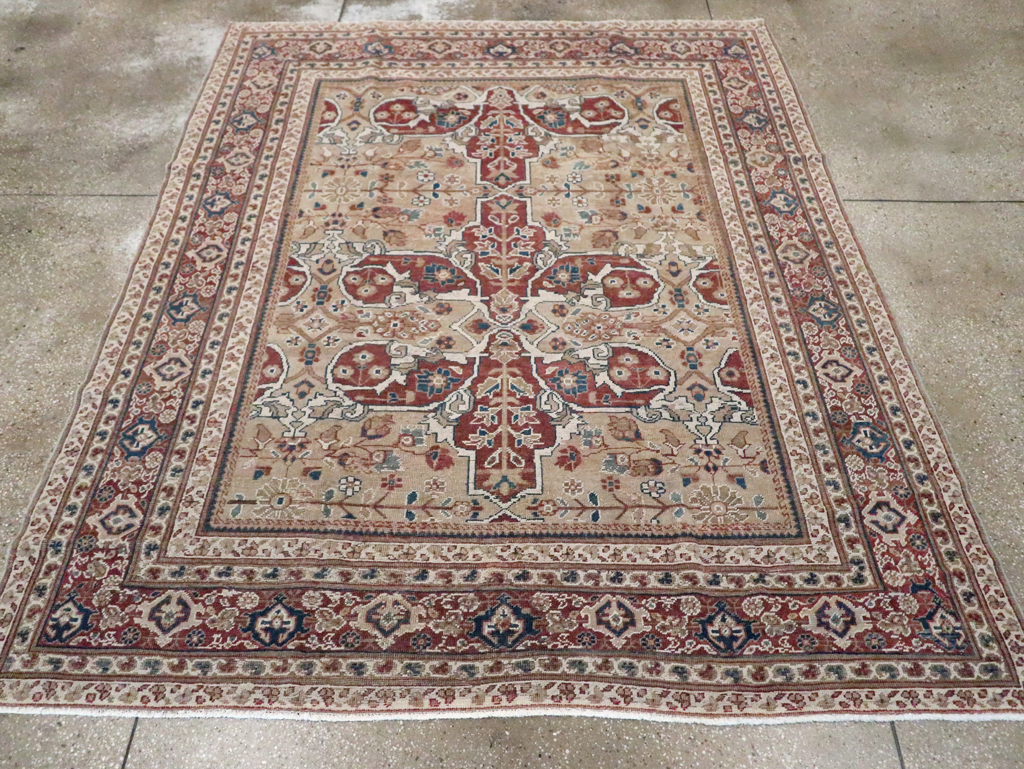 Antique Persian Mahal Carpet, No.8470 - Staging