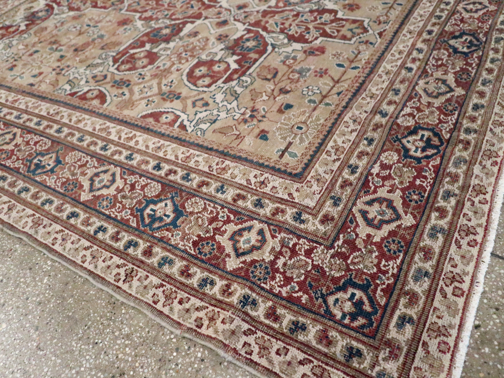 Antique Persian Mahal Carpet, No.8470 - Staging