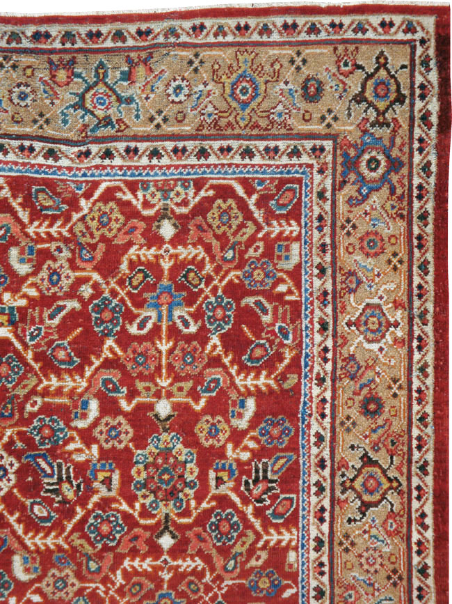 Antique Persian Mahal Carpet, No.8472 - Staging