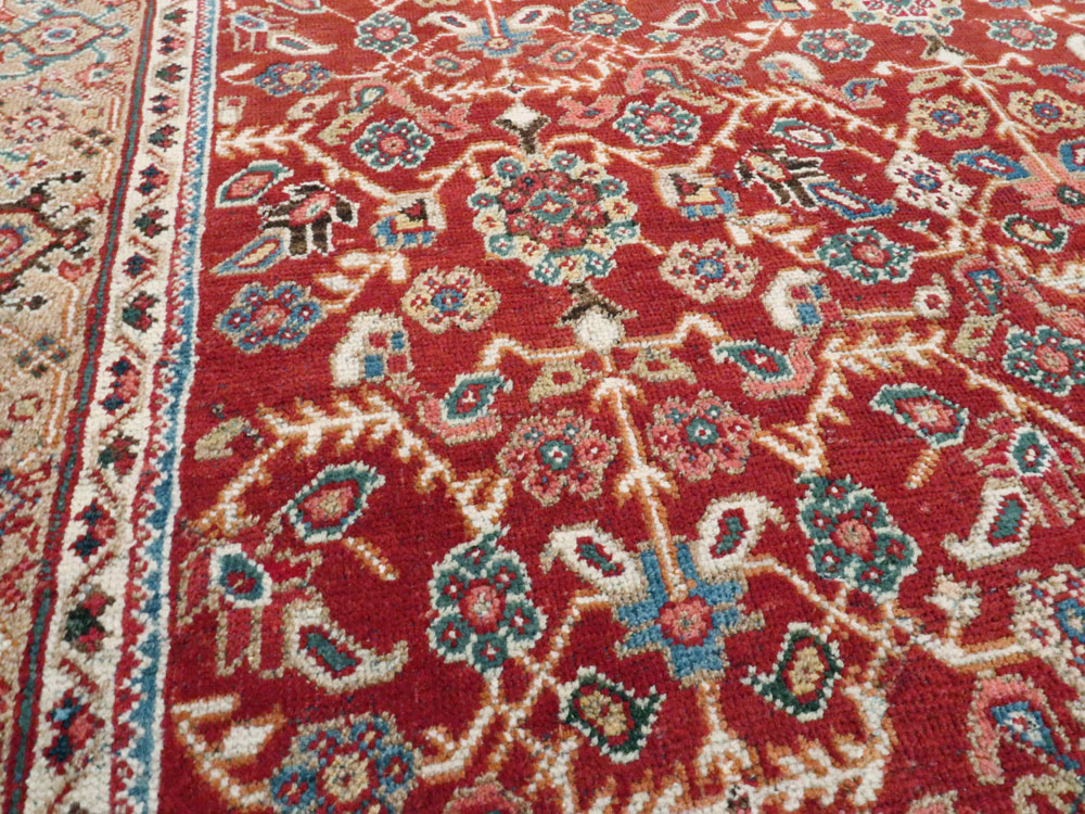 Antique Persian Mahal Carpet, No.8472 - Staging