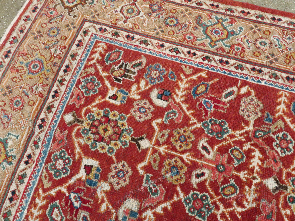 Antique Persian Mahal Carpet, No.8472 - Staging