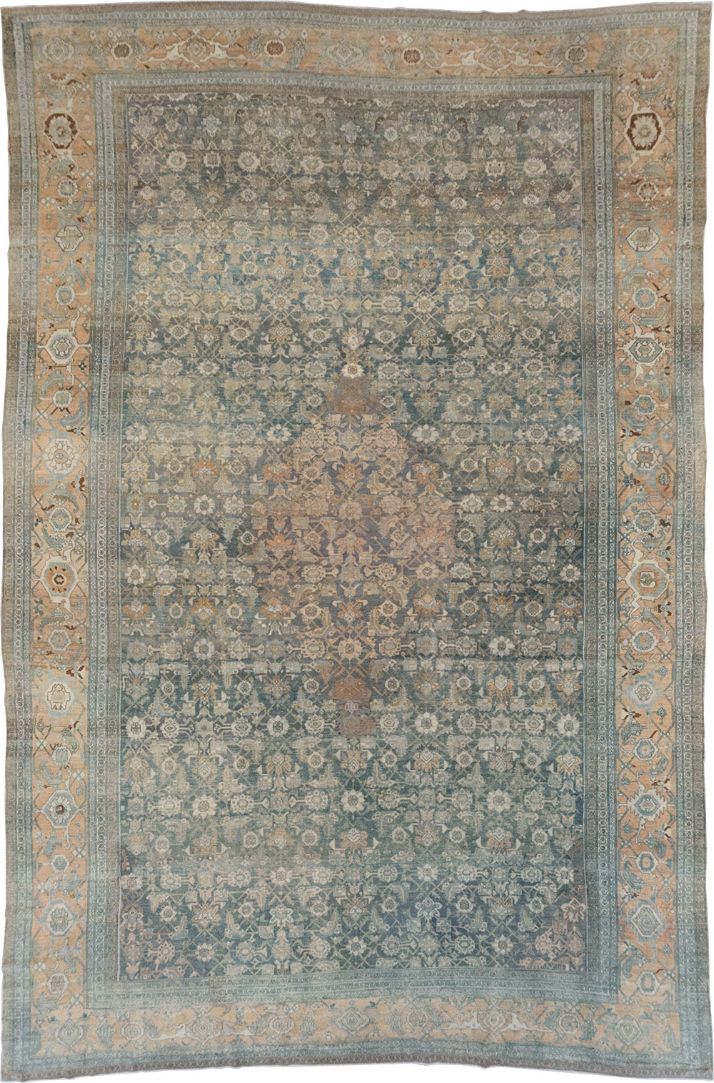 Antique Persian Bibikabad Carpet, No.8484 - Staging