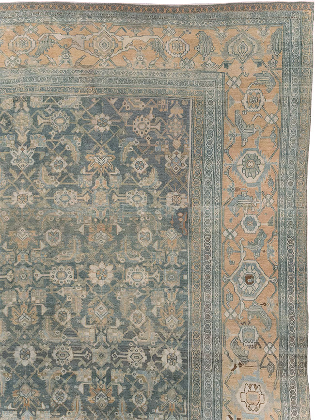 Antique Persian Bibikabad Carpet, No.8484 - Staging