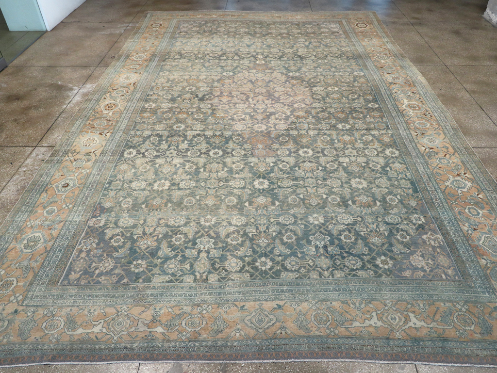 Antique Persian Bibikabad Carpet, No.8484 - Staging