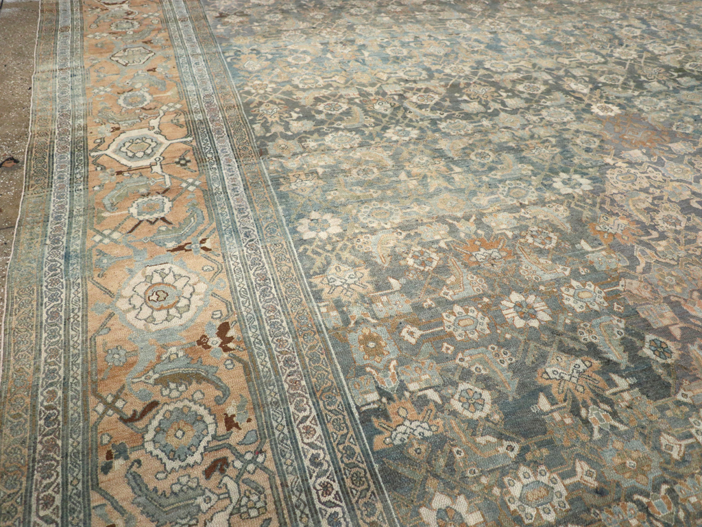 Antique Persian Bibikabad Carpet, No.8484 - Staging