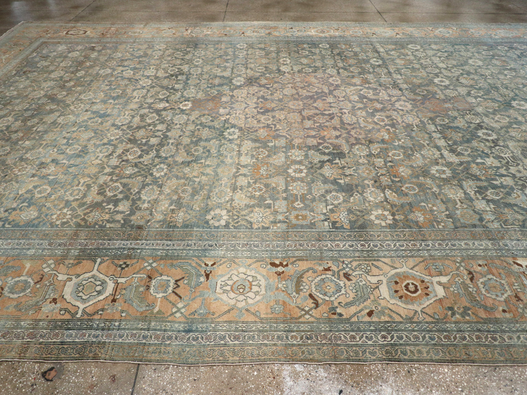 Antique Persian Bibikabad Carpet, No.8484 - Staging