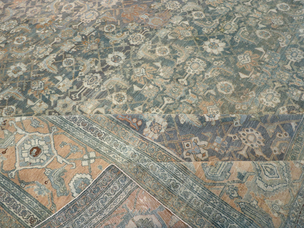 Antique Persian Bibikabad Carpet, No.8484 - Staging