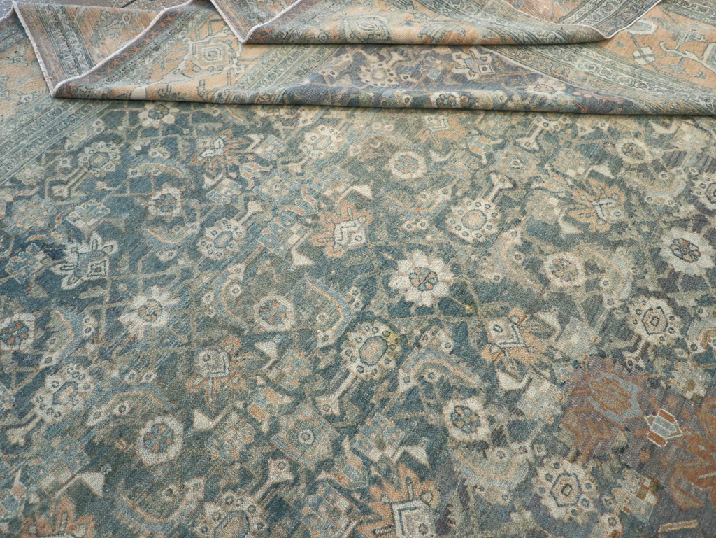 Antique Persian Bibikabad Carpet, No.8484 - Staging