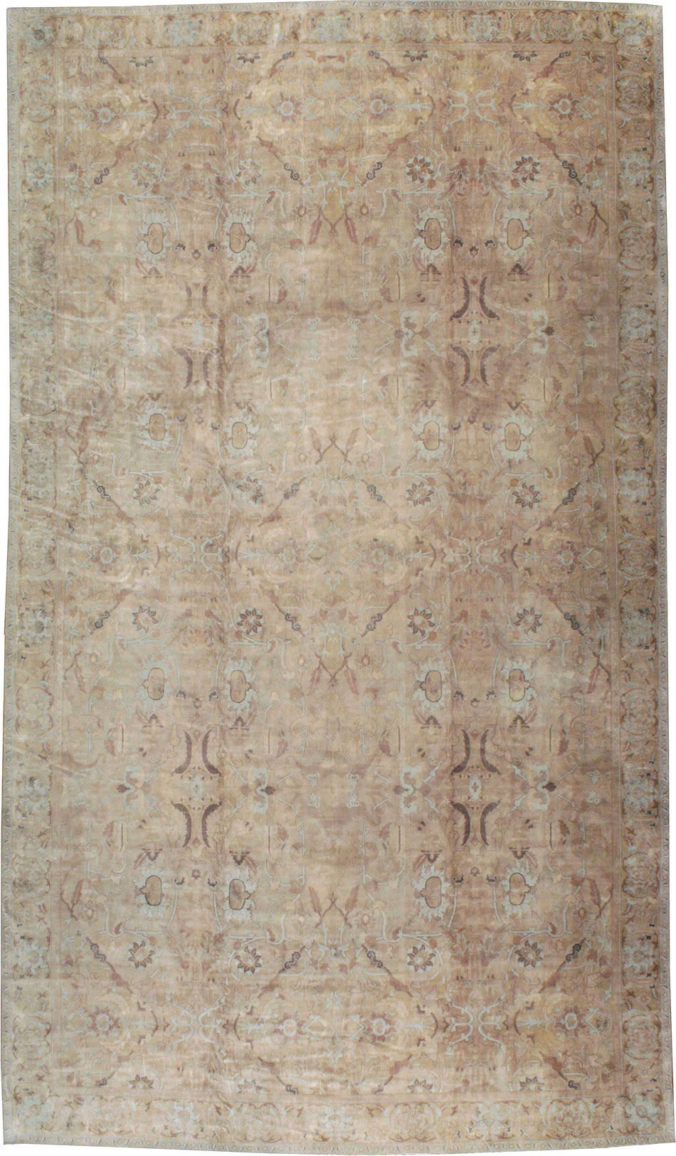 Antique Indian Agra Carpet, No.8497 - Staging