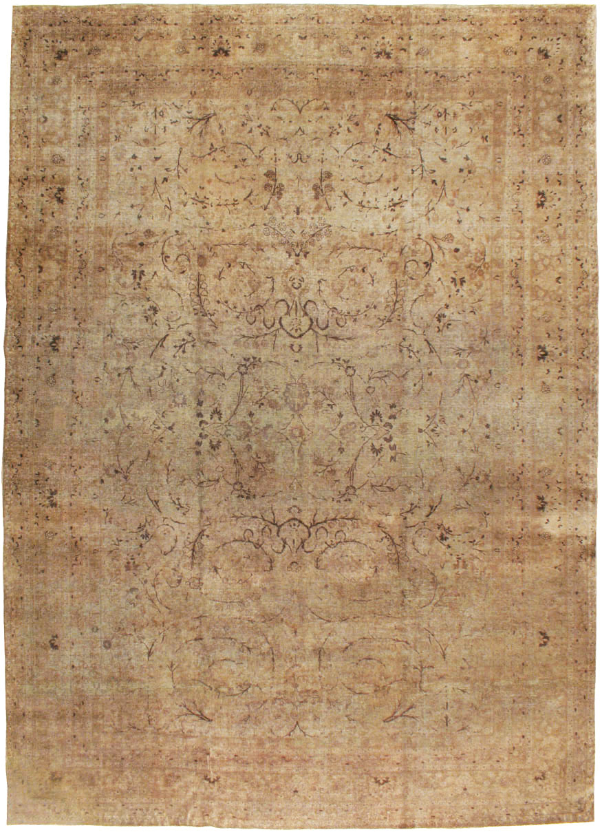 Antique Persian Mashad Carpet, No.8505 - Staging