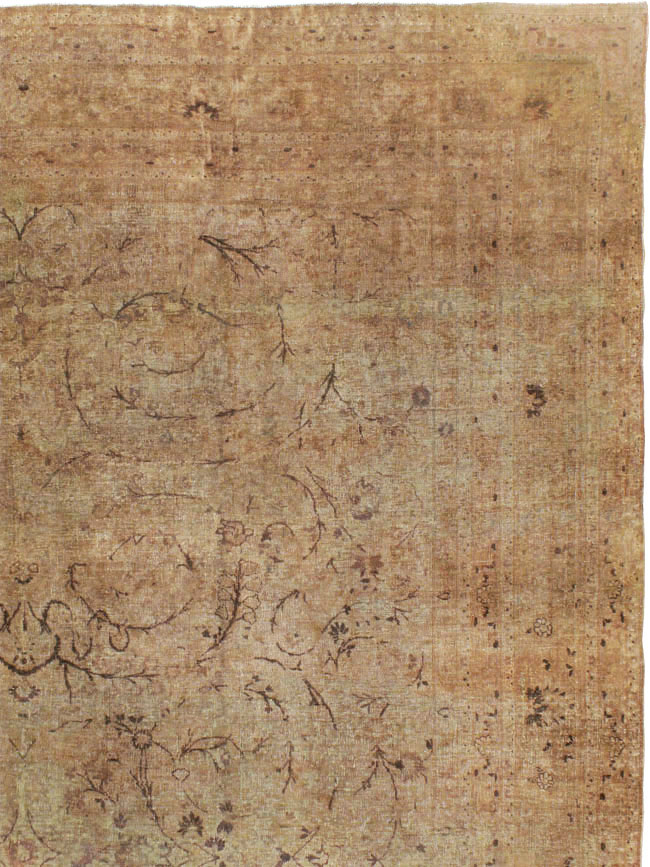 Antique Persian Mashad Carpet, No.8505 - Staging