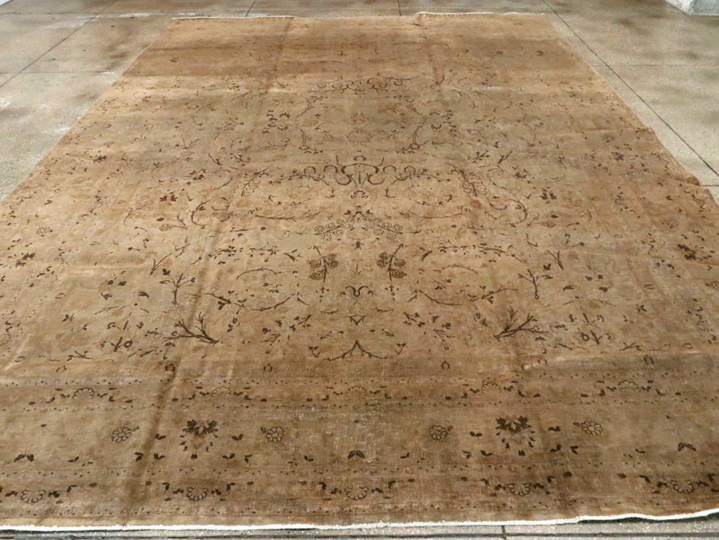 Antique Persian Mashad Carpet, No.8505 - Staging