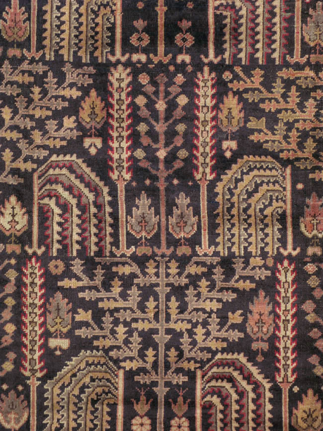 Antique Turkish Oushak Carpet, No.8507 - Staging