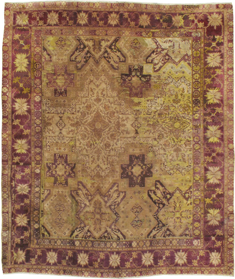 Antique Indian Agra Carpet, No.8526 - Staging