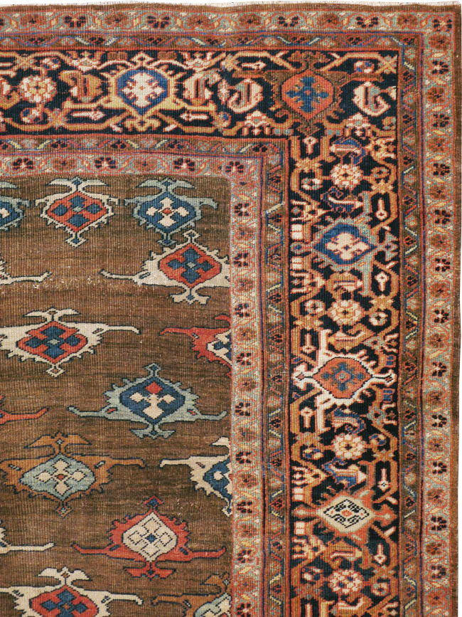 Antique Persian Mahal Carpet, No.8538 - Staging