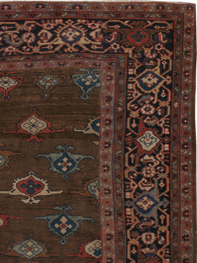Antique Persian Mahal Carpet, No.8538 - Staging