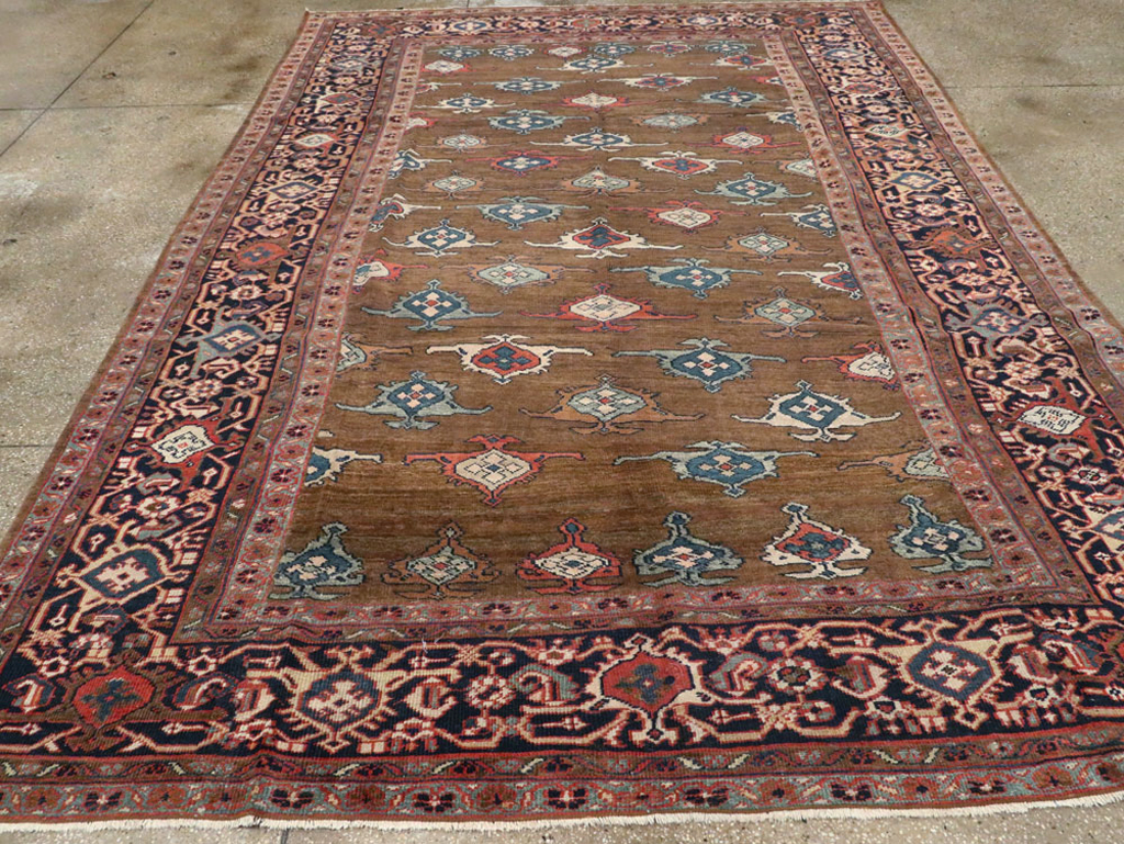 Antique Persian Mahal Carpet, No.8538 - Staging